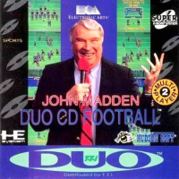 John Madden Duo CD Football TurboGrafx CD  box art